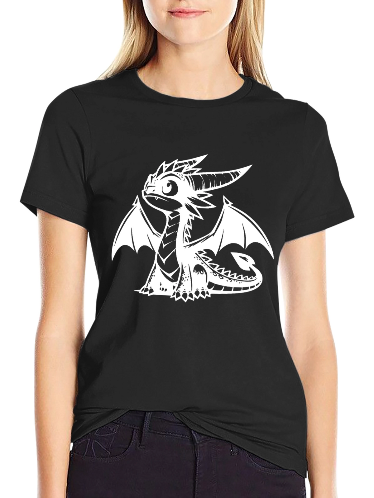 Dragon Graphic Tee - Black T-Shirt