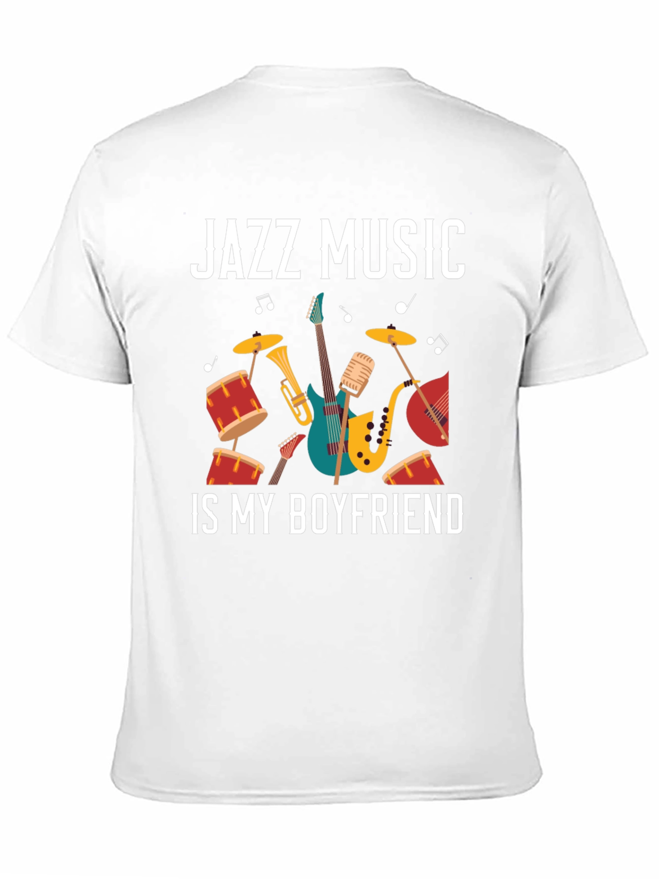 Jazz Music Is My Boyfriend Graphic T-Shirt