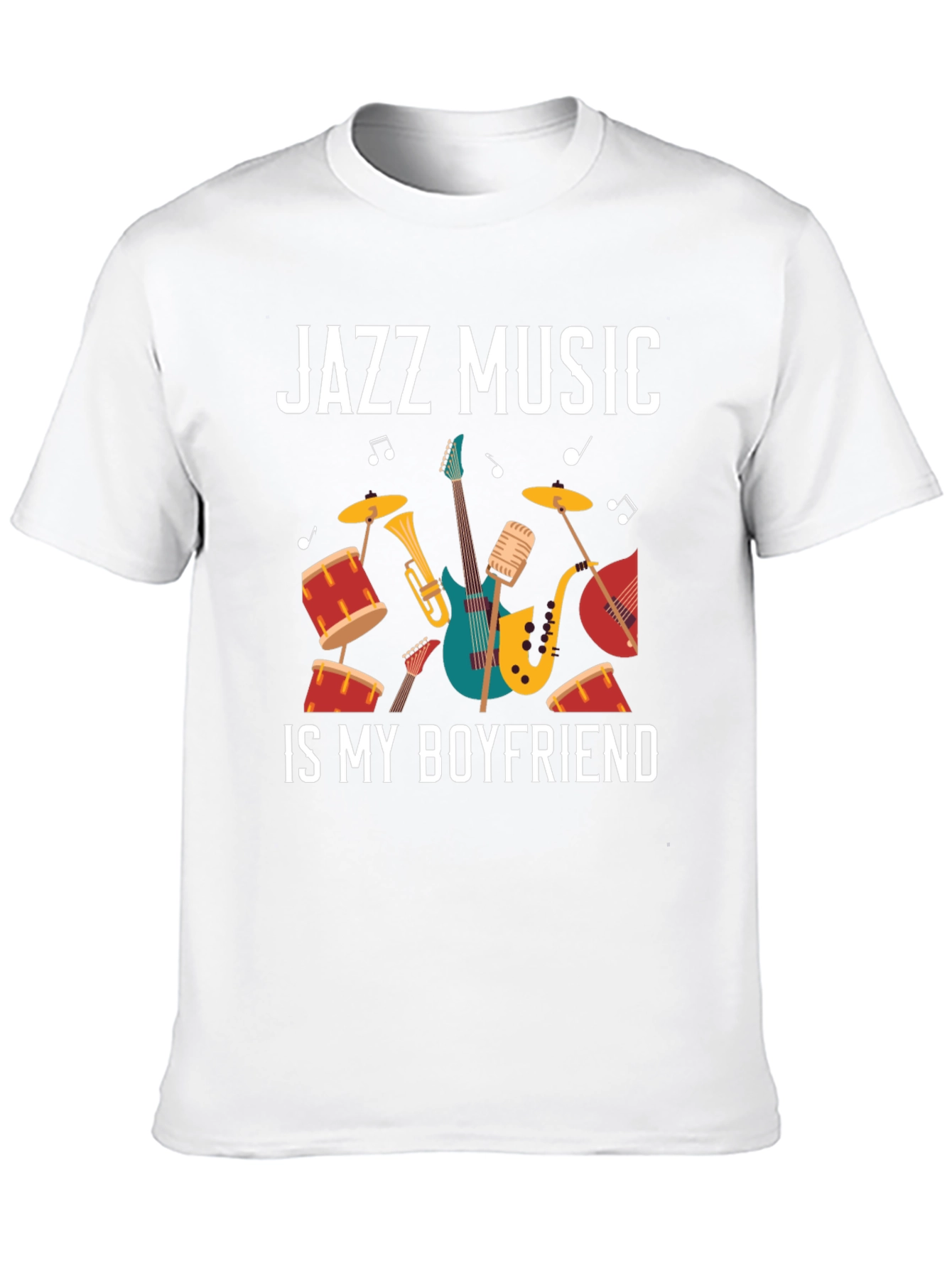Jazz Music Is My Boyfriend Graphic T-Shirt
