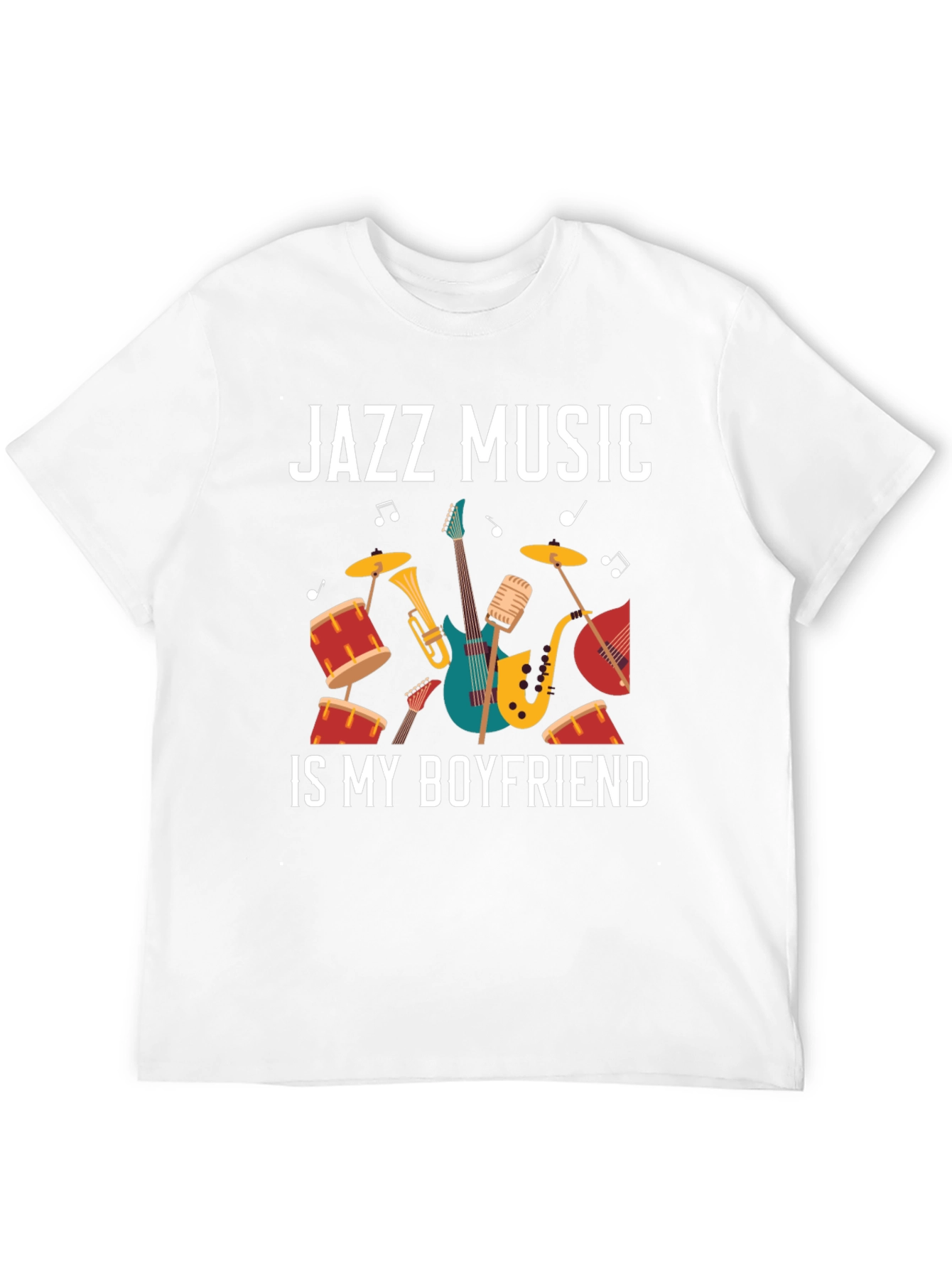 Jazz Music Is My Boyfriend Graphic T-Shirt