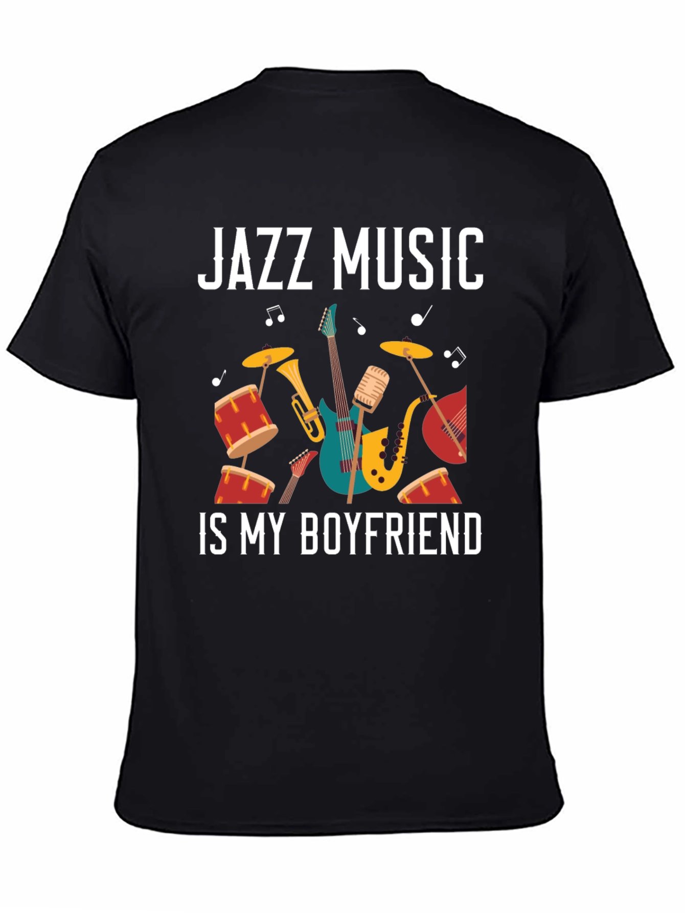 Jazz Music Is My Boyfriend Graphic T-Shirt