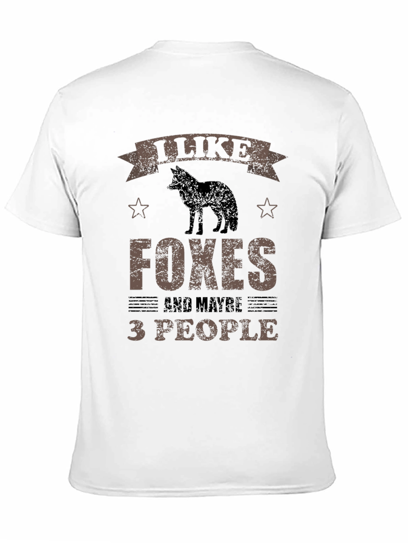 I Like Foxes and Maybe 3 People Graphic Tee