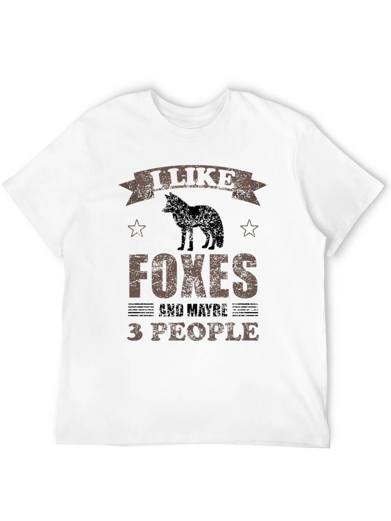 I Like Foxes and Maybe 3 People Graphic Tee