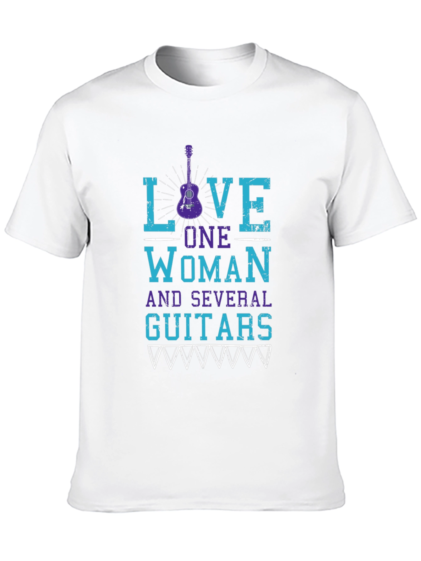Love One Woman & Guitars Graphic Tee