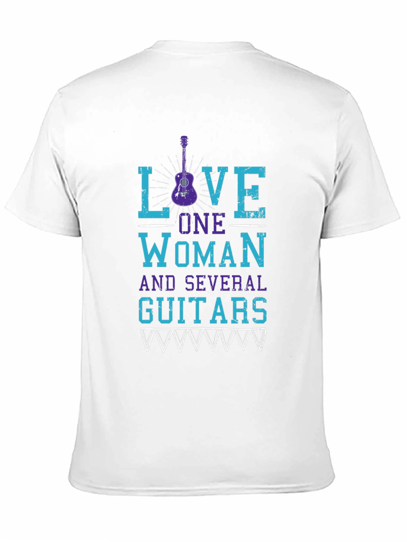 Love One Woman & Guitars Graphic Tee