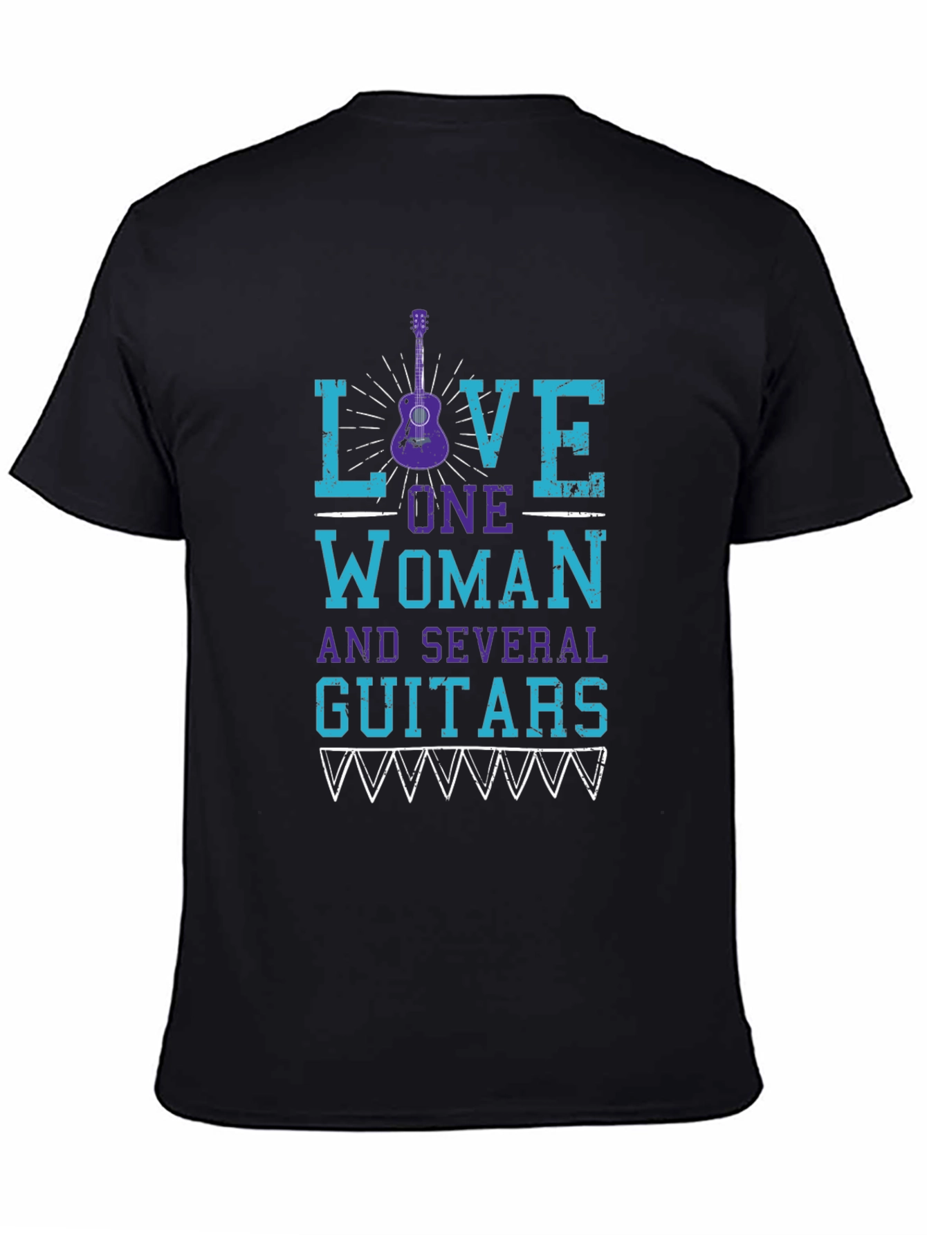 Love One Woman & Guitars Graphic Tee