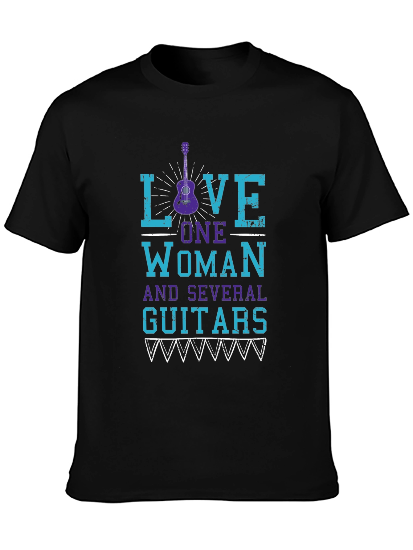Love One Woman & Guitars Graphic Tee