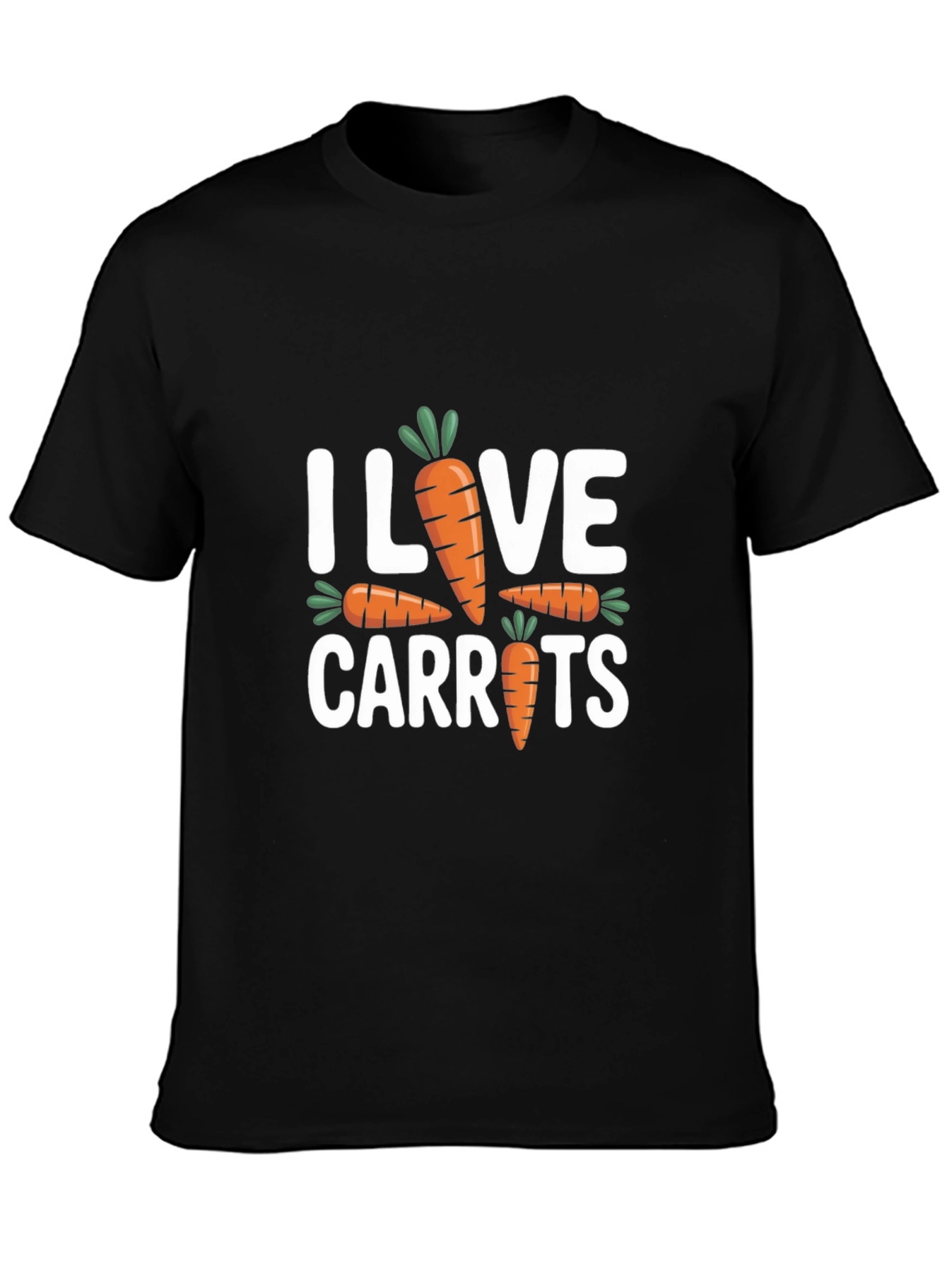 I Love Carrots T-Shirt: Fun Graphic Tee