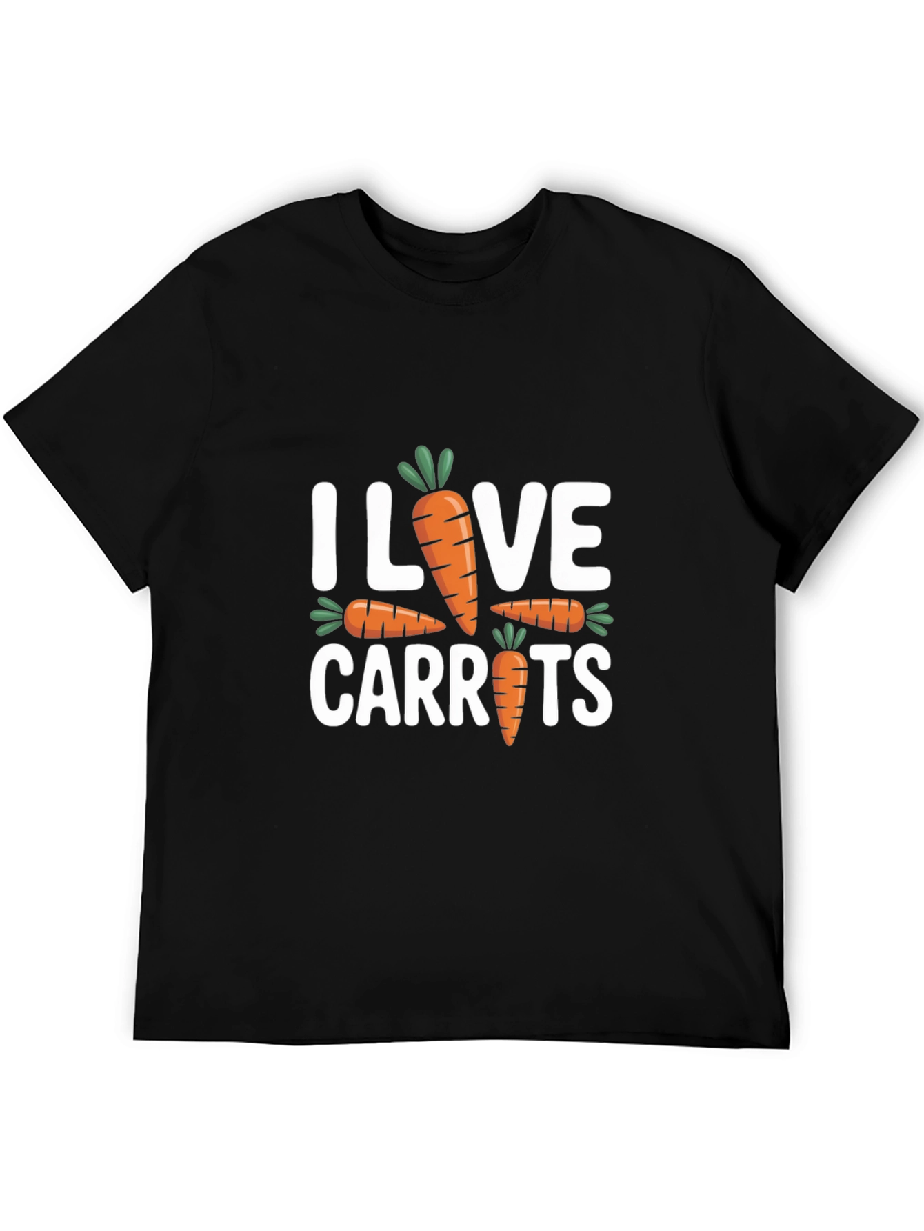 I Love Carrots T-Shirt: Fun Graphic Tee