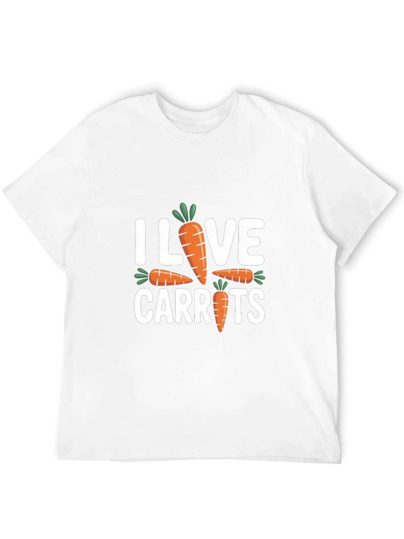 I Love Carrots T-Shirt: Fun Graphic Tee