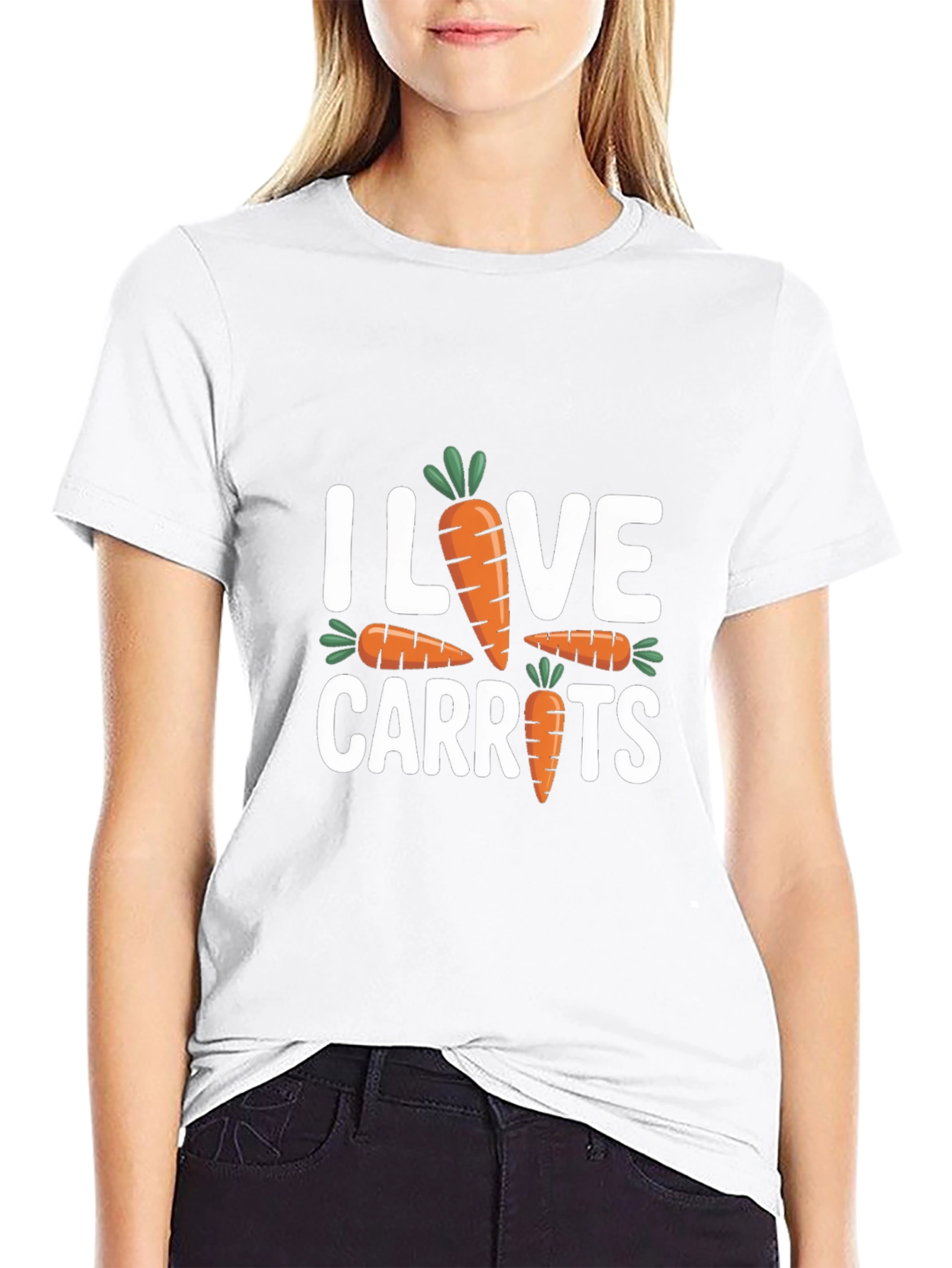 I Love Carrots T-Shirt: Fun Graphic Tee