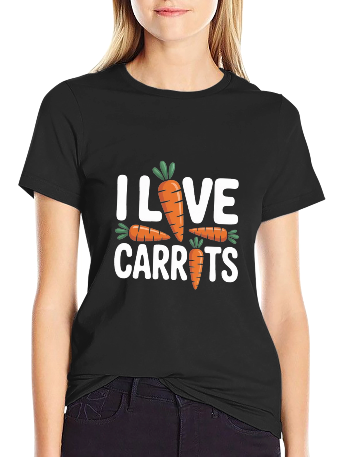 I Love Carrots T-Shirt: Fun Graphic Tee