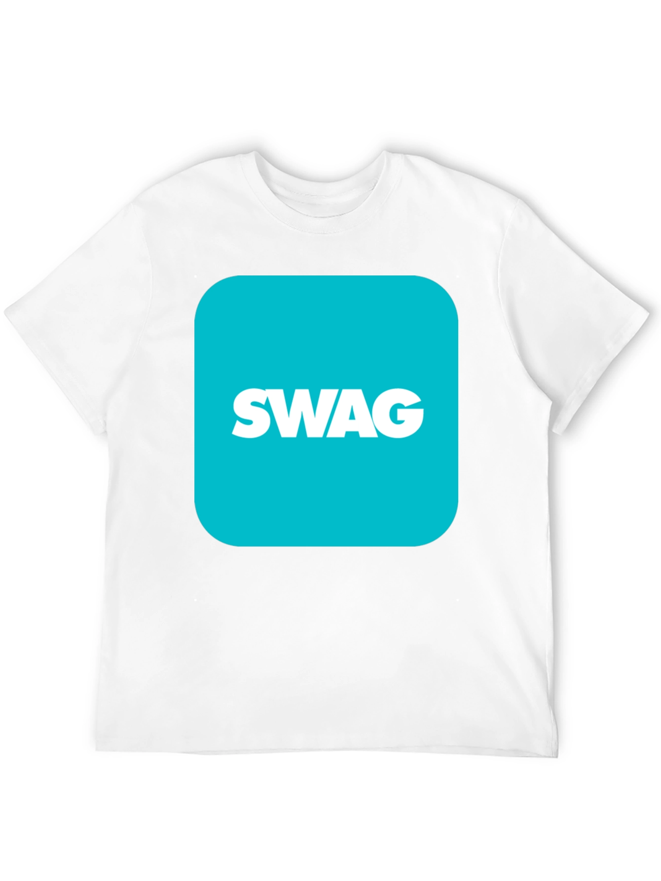 Trendy SWAG Graphic Black T-Shirt