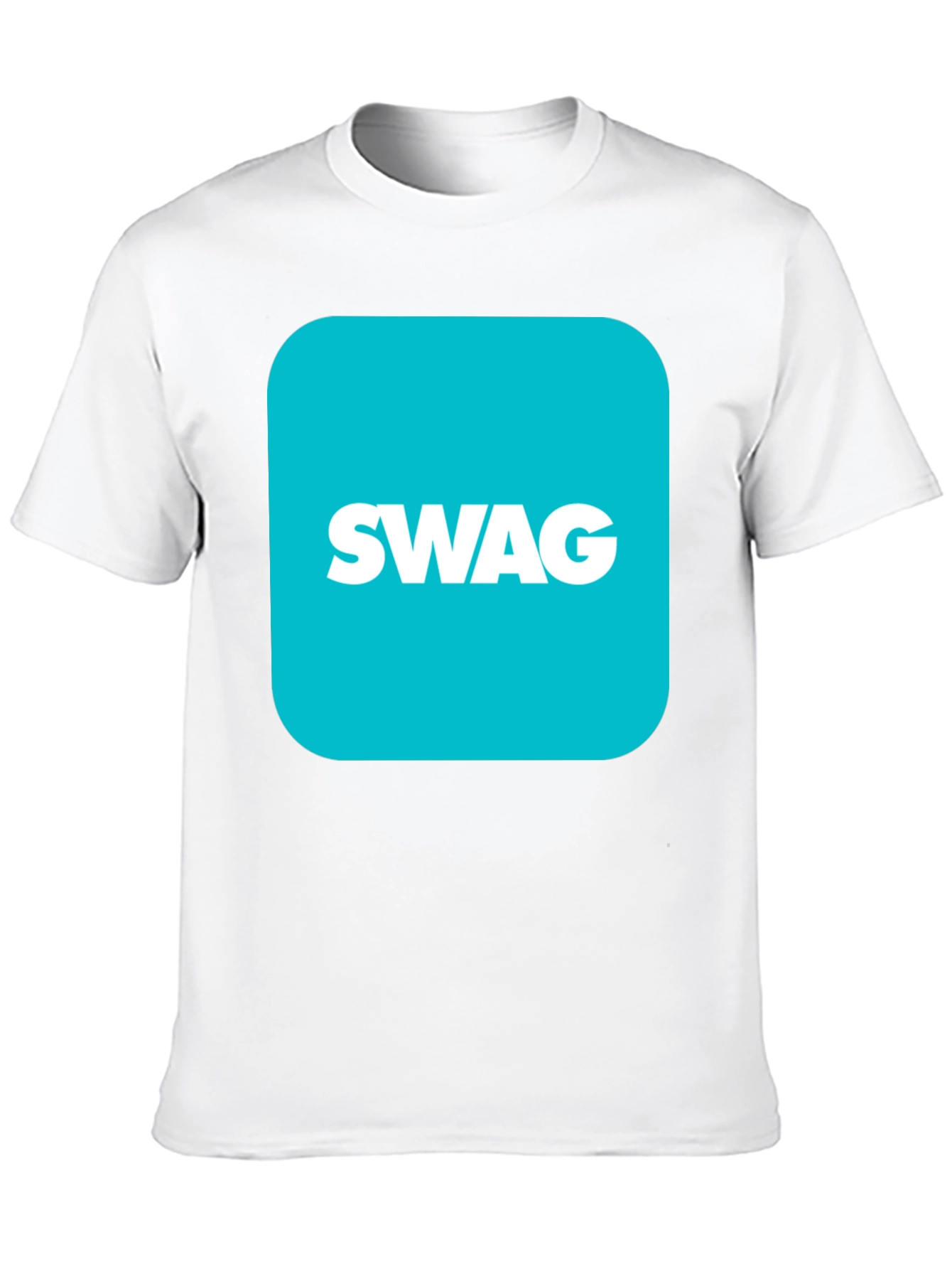 Trendy SWAG Graphic Black T-Shirt