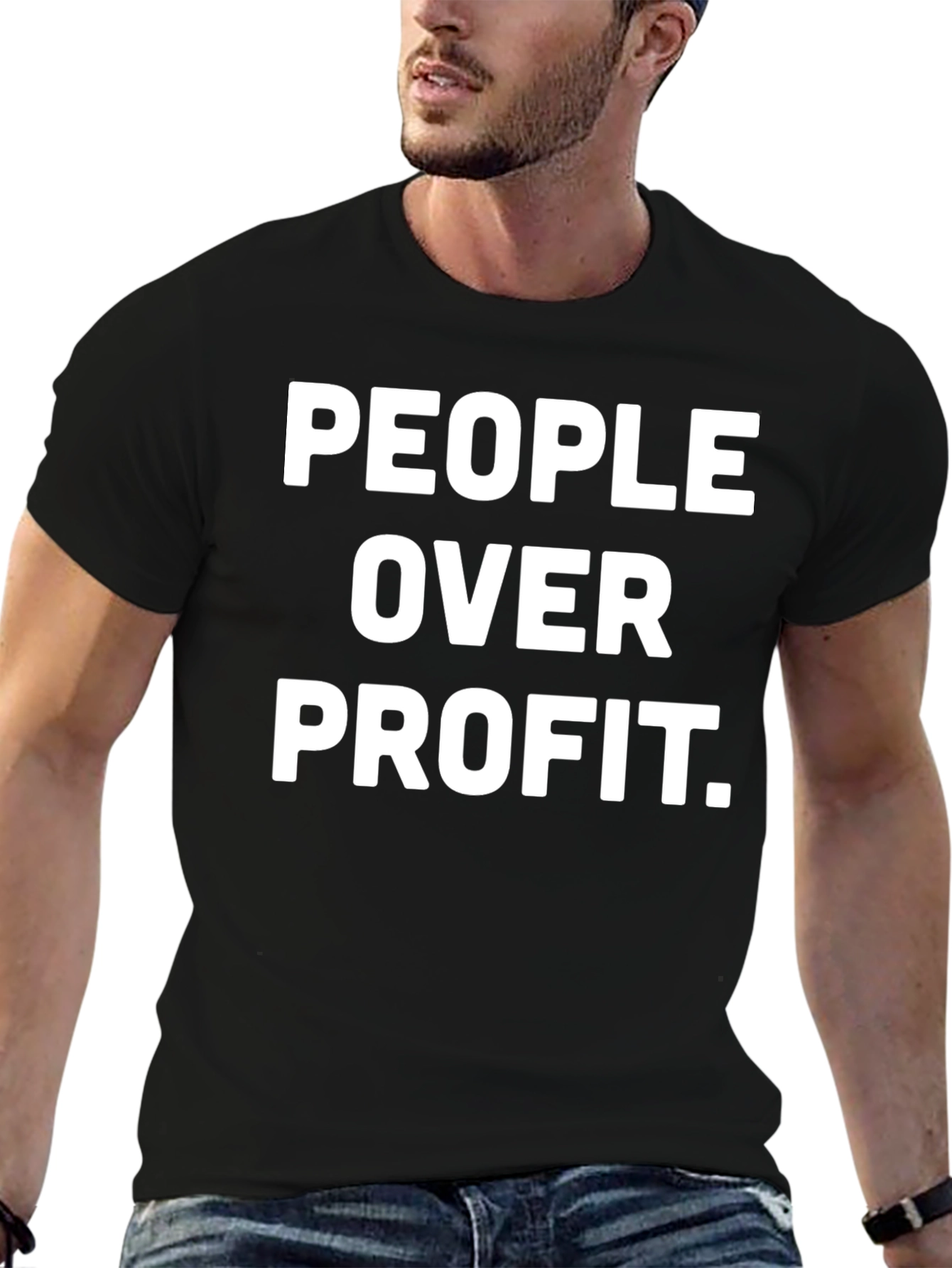 People Over Profit Graphic Tee
