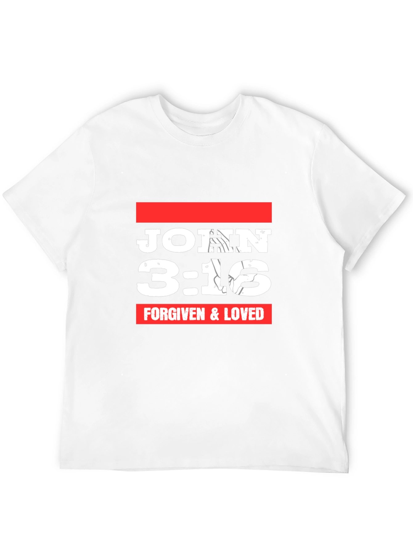 John 3:16 Graphic T-Shirt - Forgiven & Loved