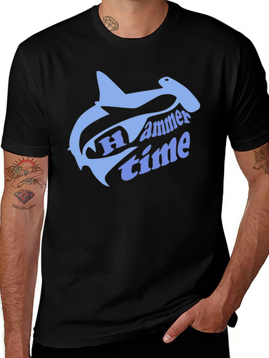 Hammer Time T-Shirt - Shark Graphic Tee
