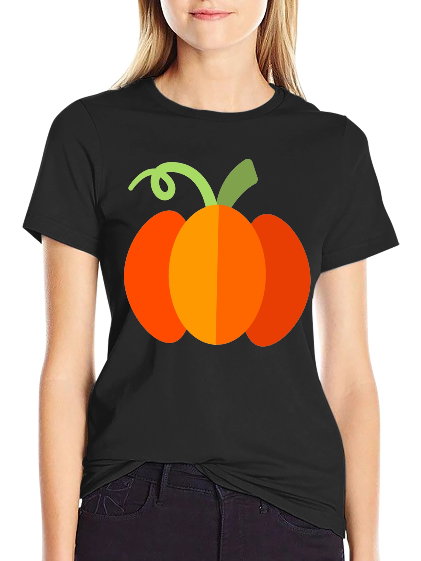 Pumpkin Graphic Tee - Halloween Style