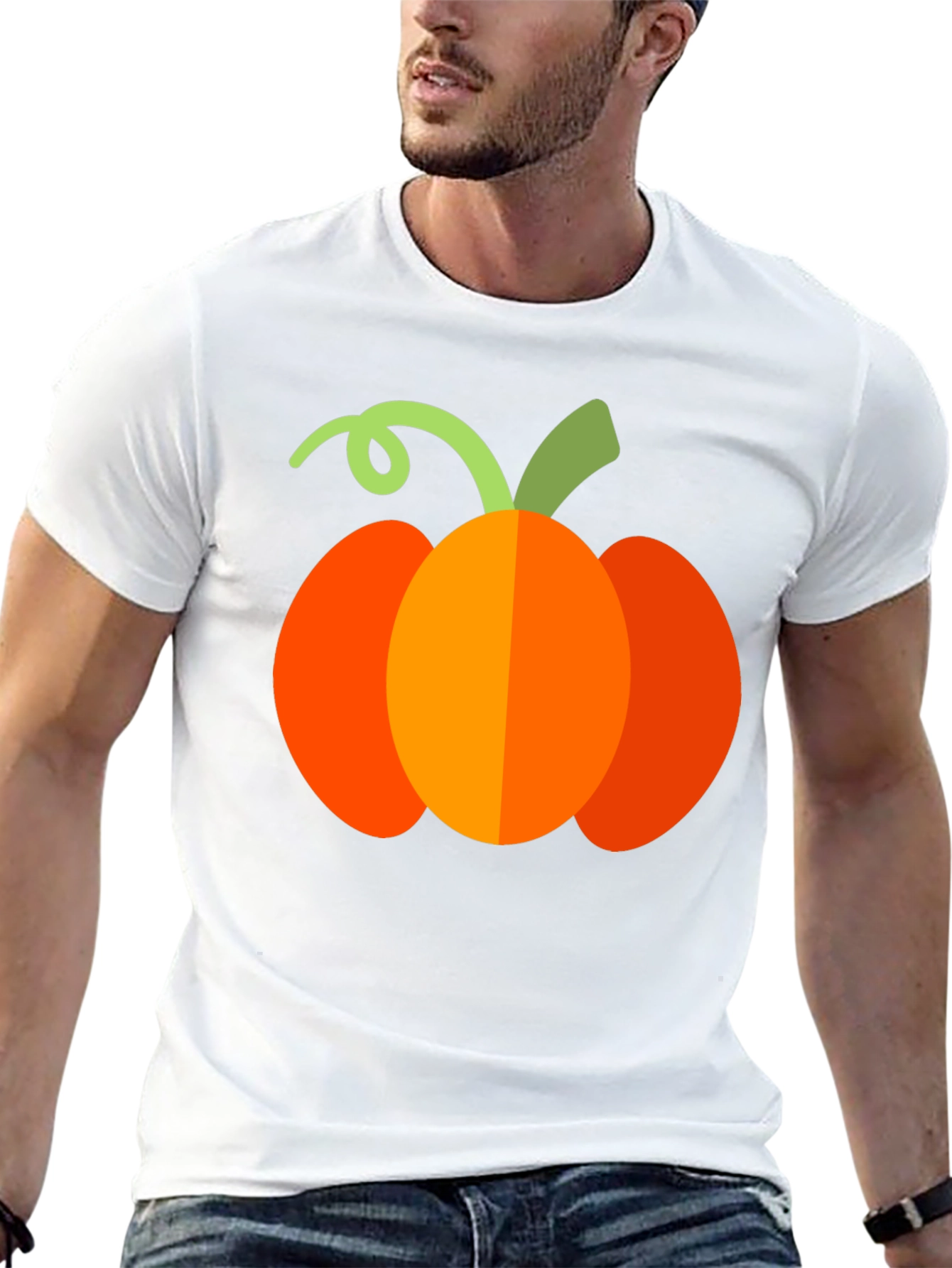 Pumpkin Graphic Tee - Halloween Style