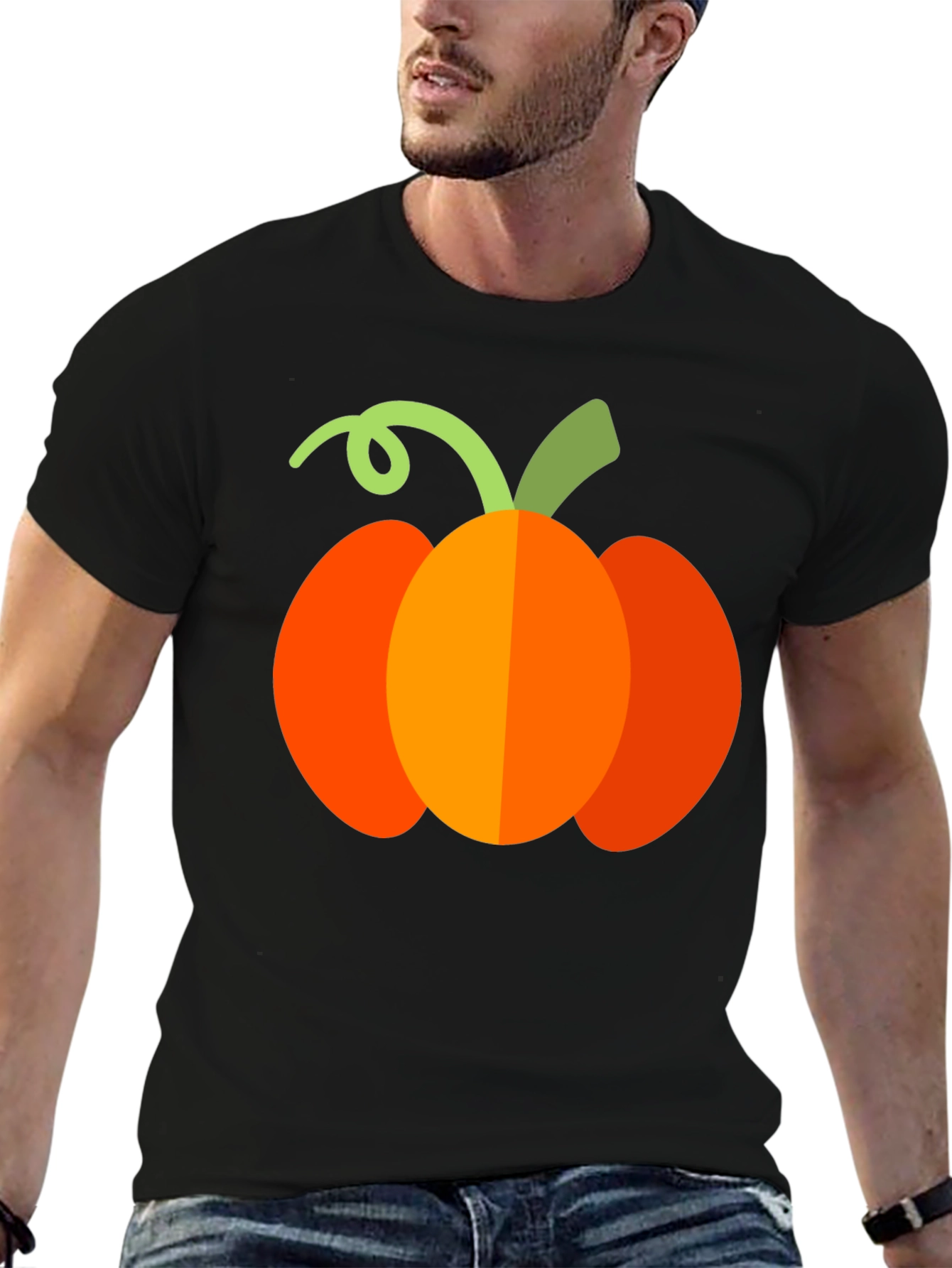 Pumpkin Graphic Tee - Halloween Style