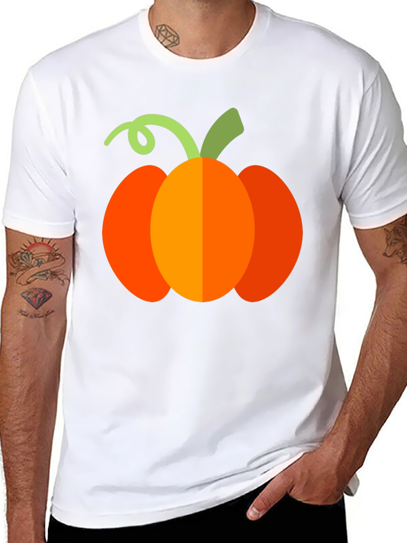 Pumpkin Graphic Tee - Halloween Style