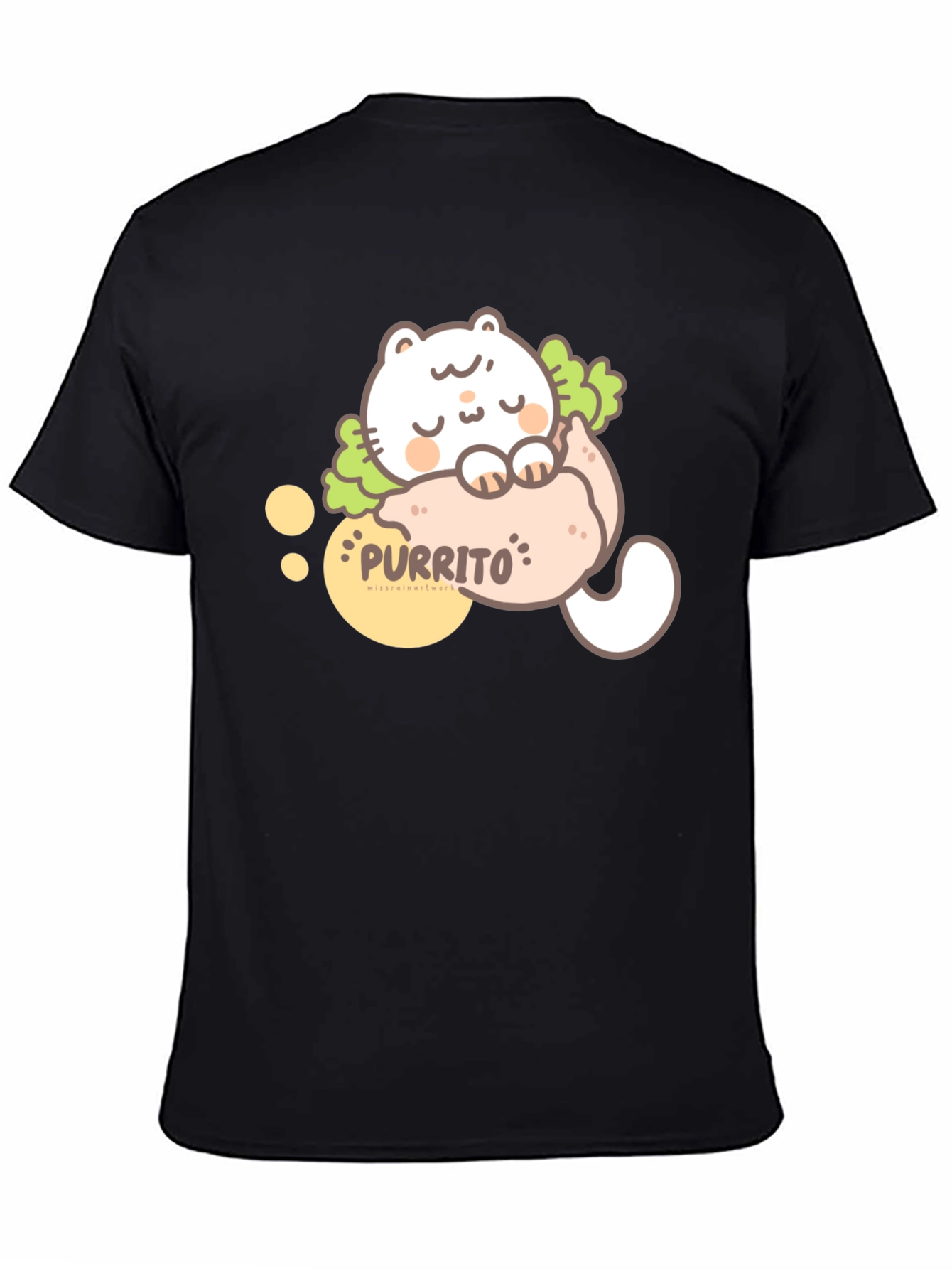 Purrito Cat T-Shirt - Cute Kawaii Style