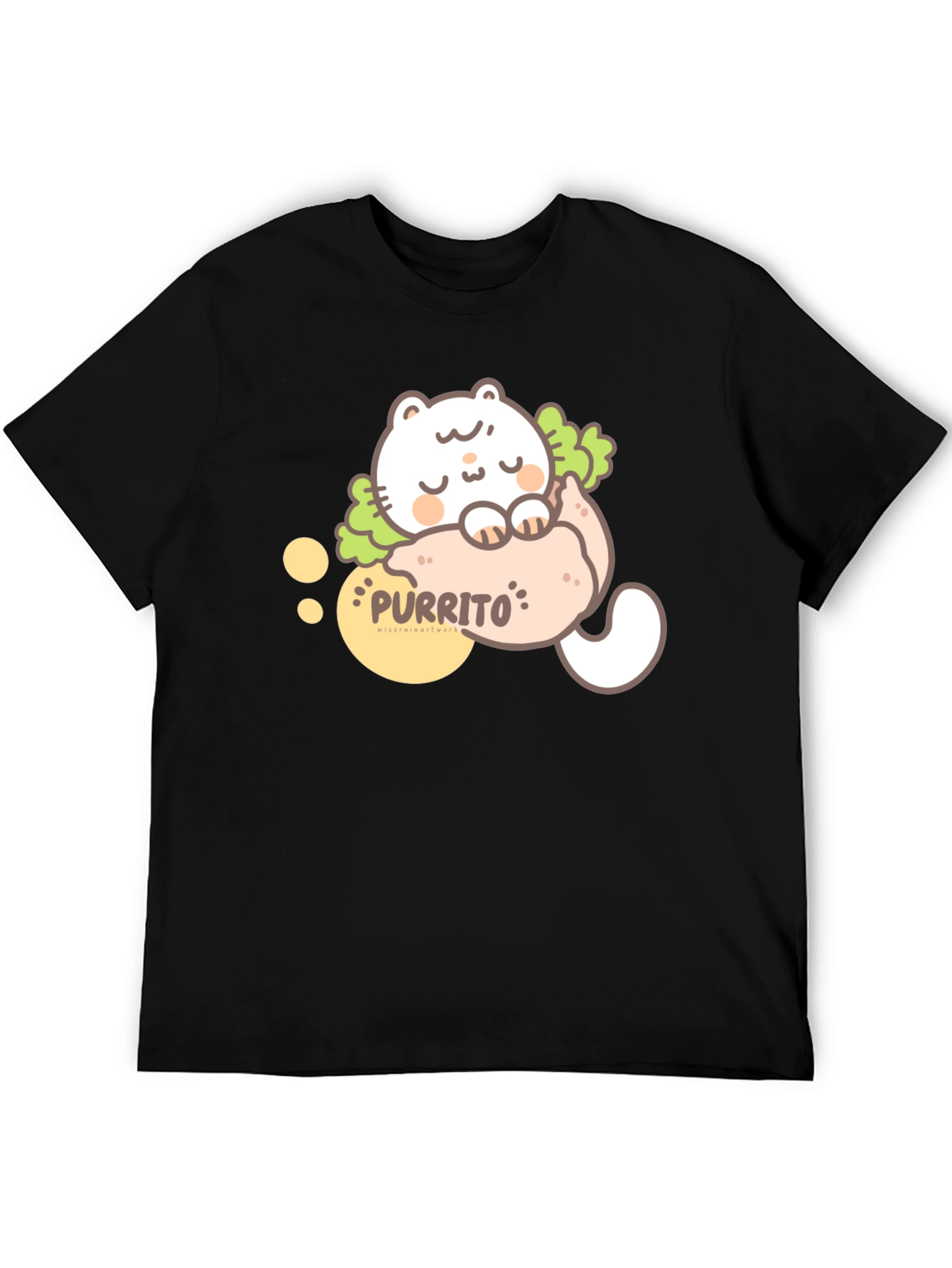 Purrito Cat T-Shirt - Cute Kawaii Style