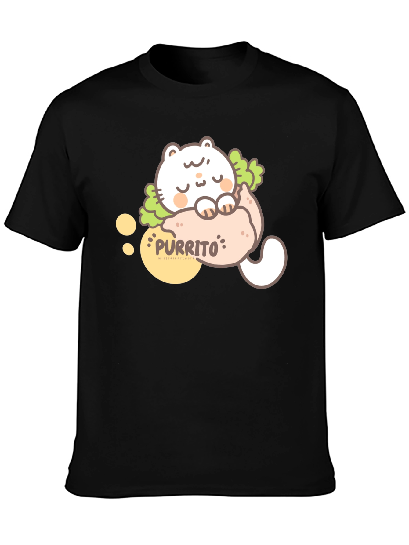 Purrito Cat T-Shirt - Cute Kawaii Style
