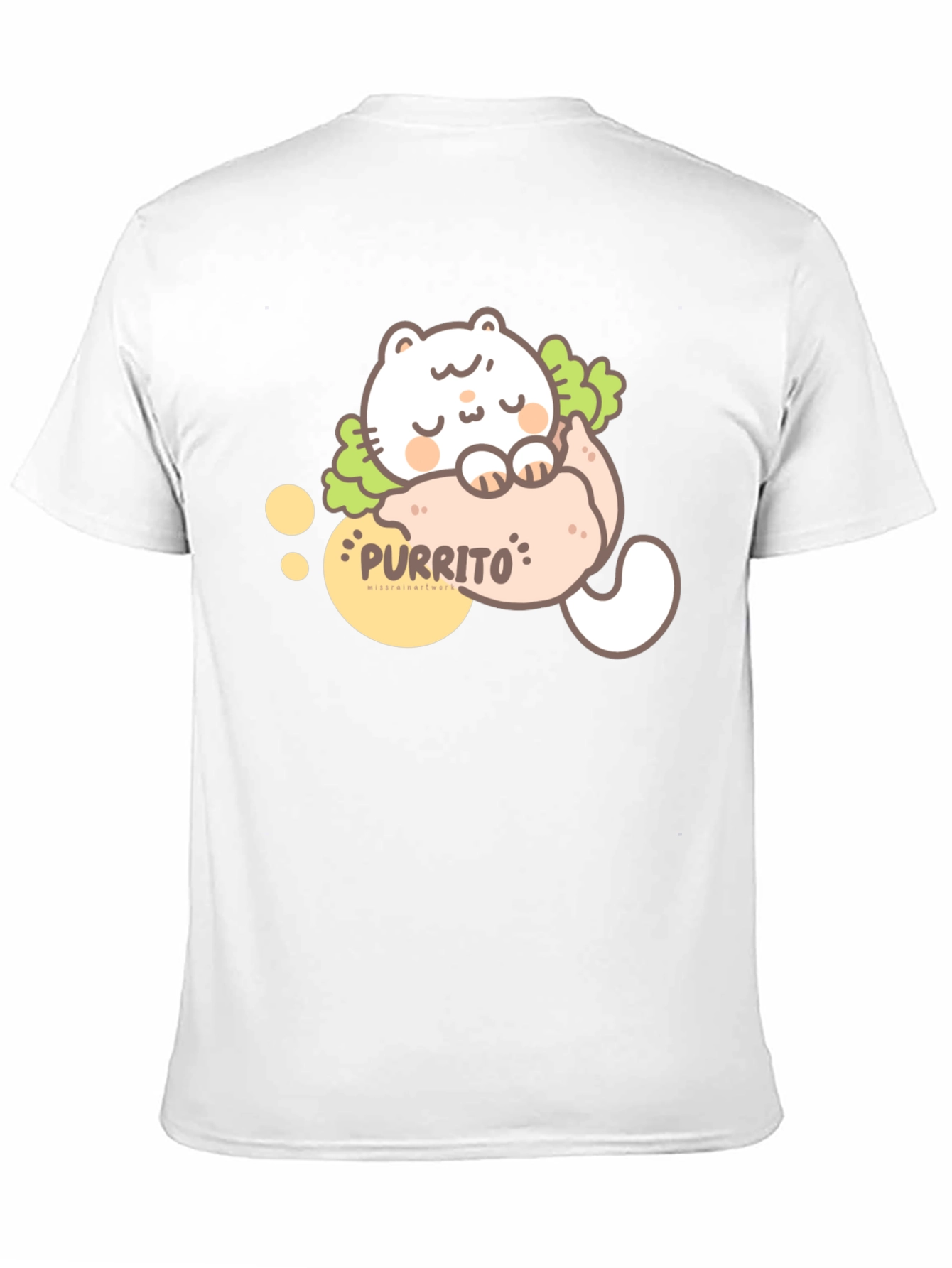 Purrito Cat T-Shirt - Cute Kawaii Style