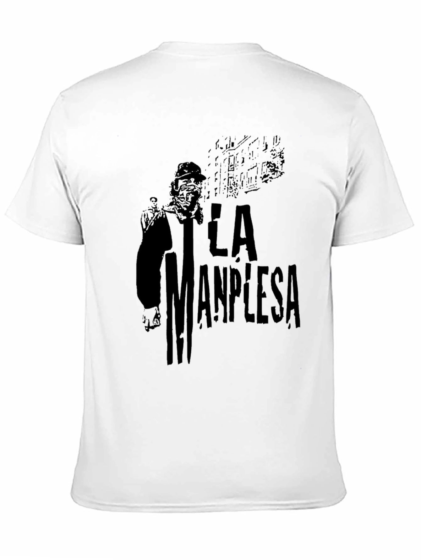 La Manplesa Black Graphic Tee
