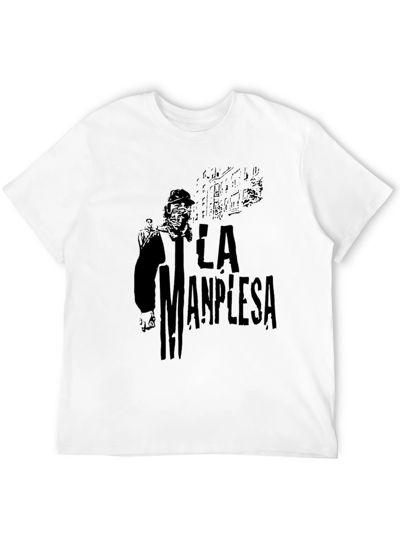La Manplesa Black Graphic Tee