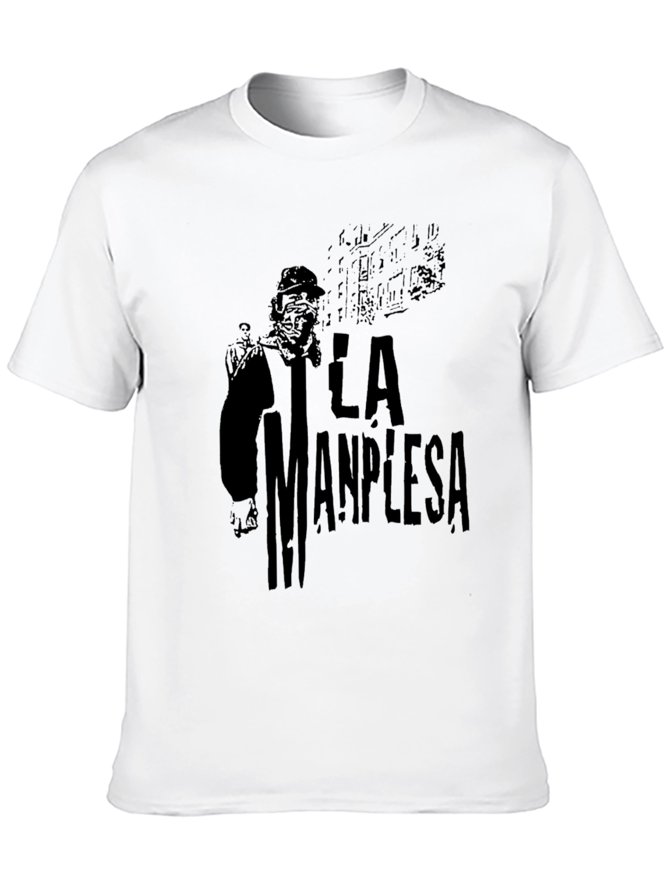 La Manplesa Black Graphic Tee