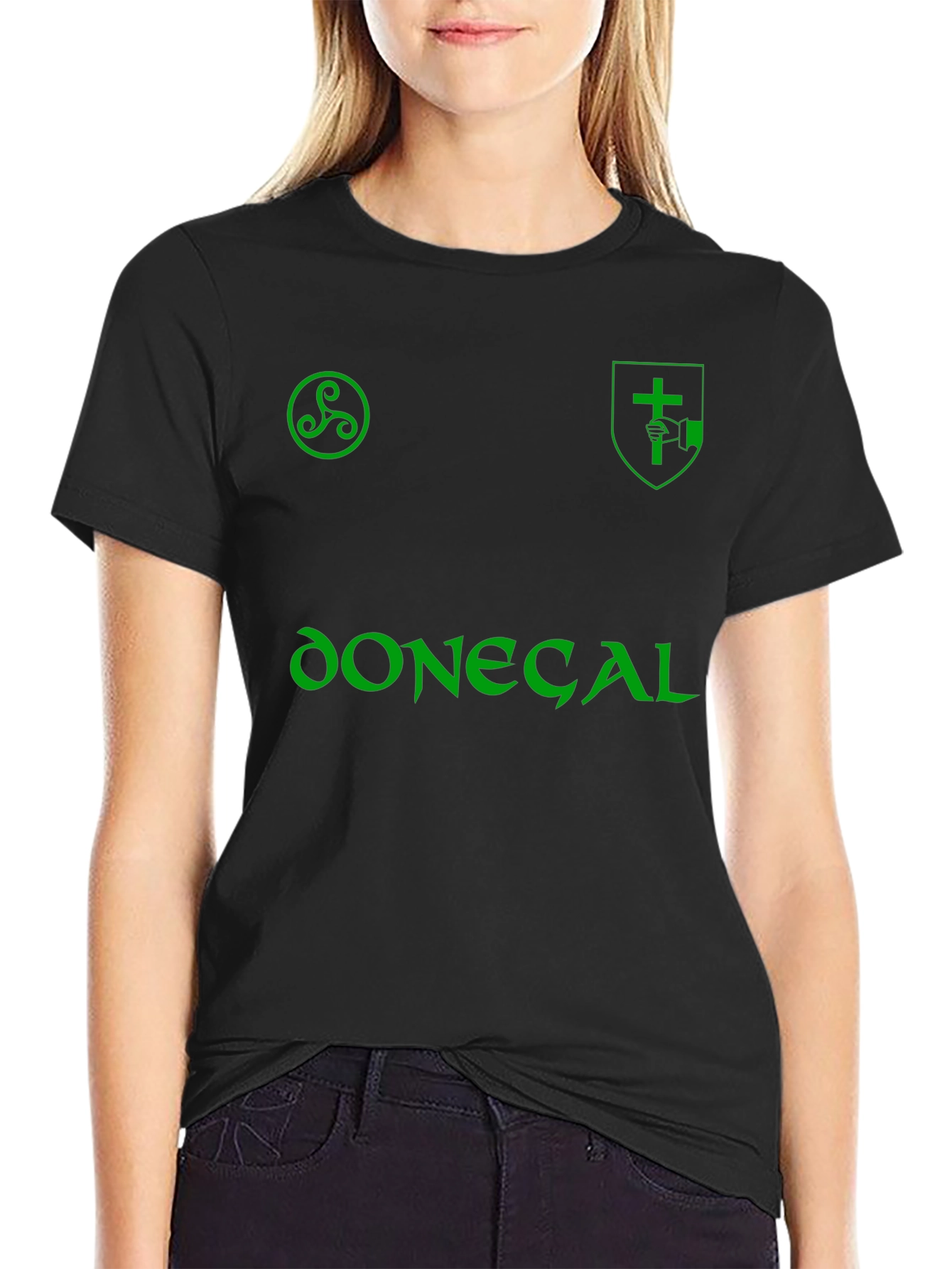 Donegal Green Print T-Shirt