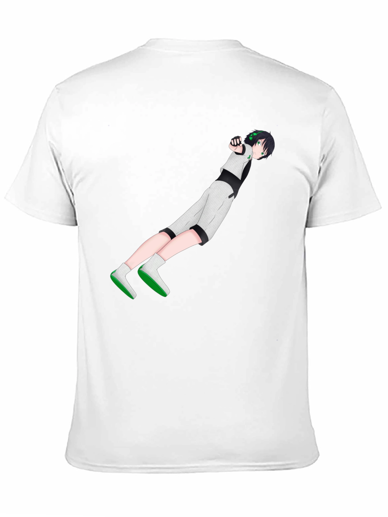 Anime Character Graphic Black T-Shirt