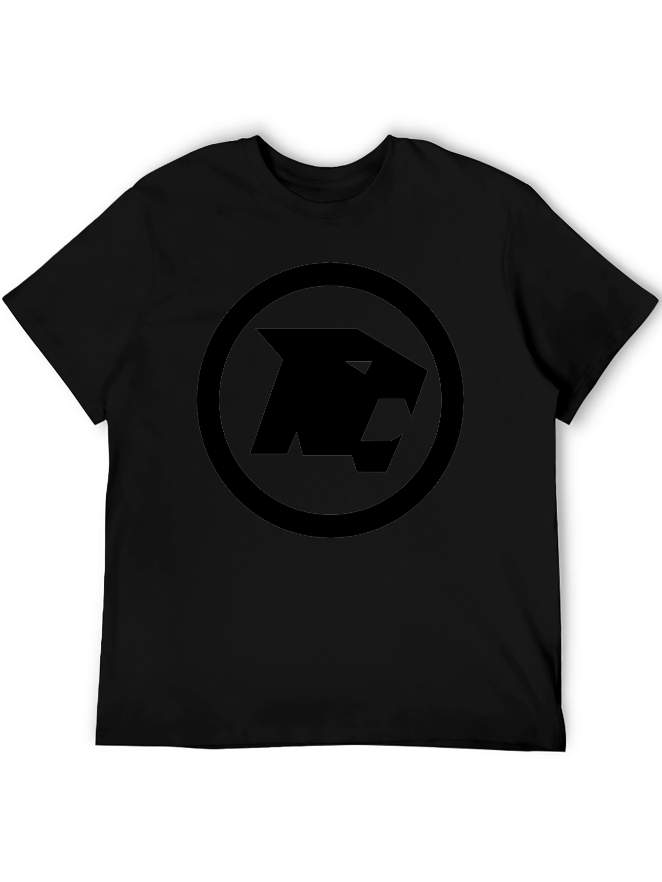 Mens Black T-Shirt - Panther Logo Tee