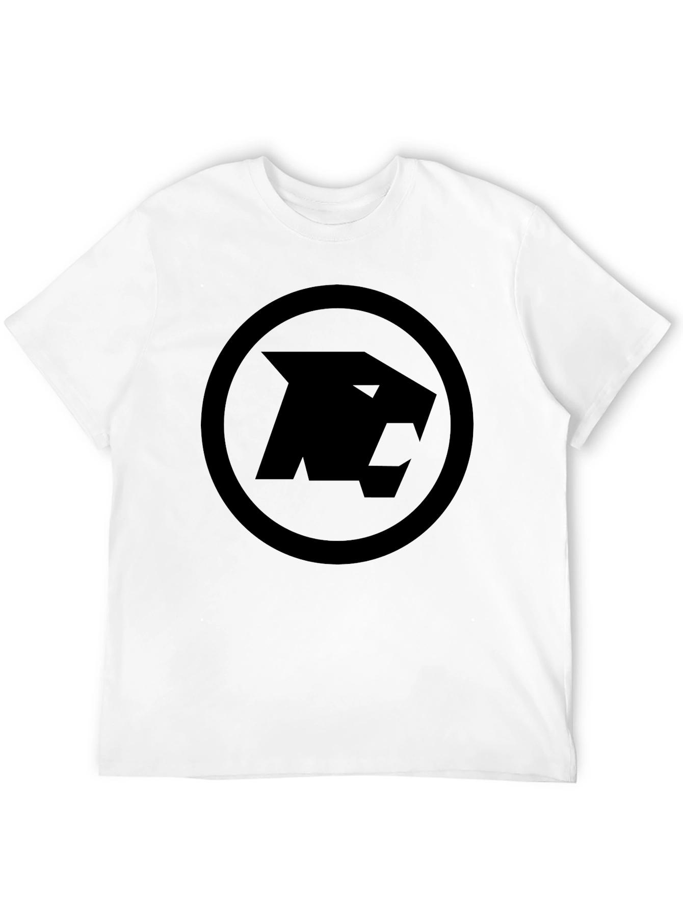 Mens Black T-Shirt - Panther Logo Tee
