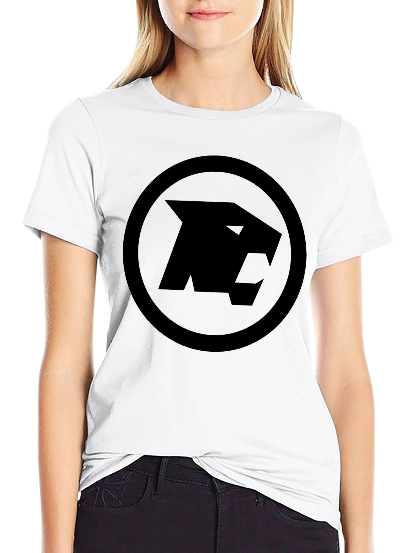 Mens Black T-Shirt - Panther Logo Tee