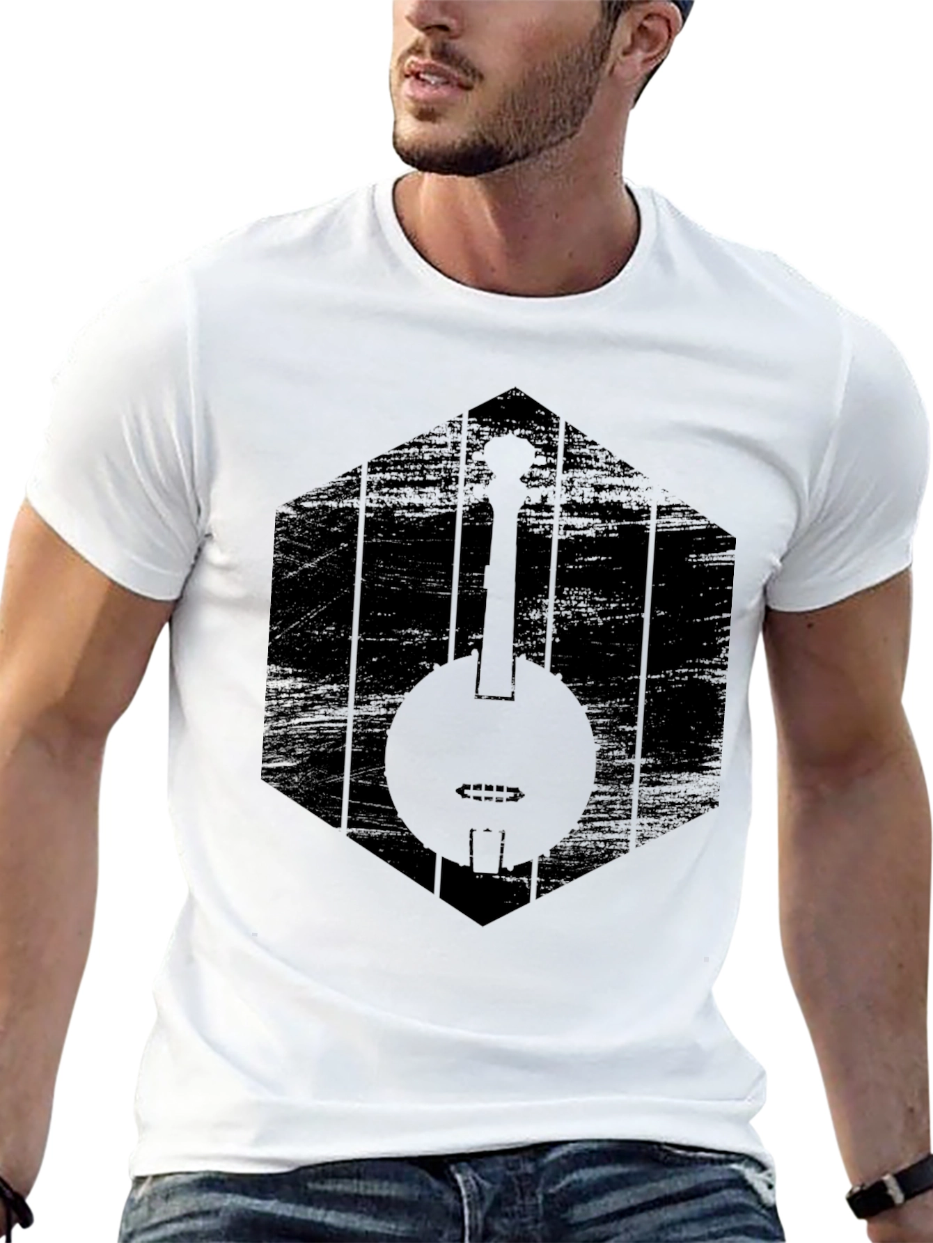 Banjo Graphic Tee - Music Lover Shirt