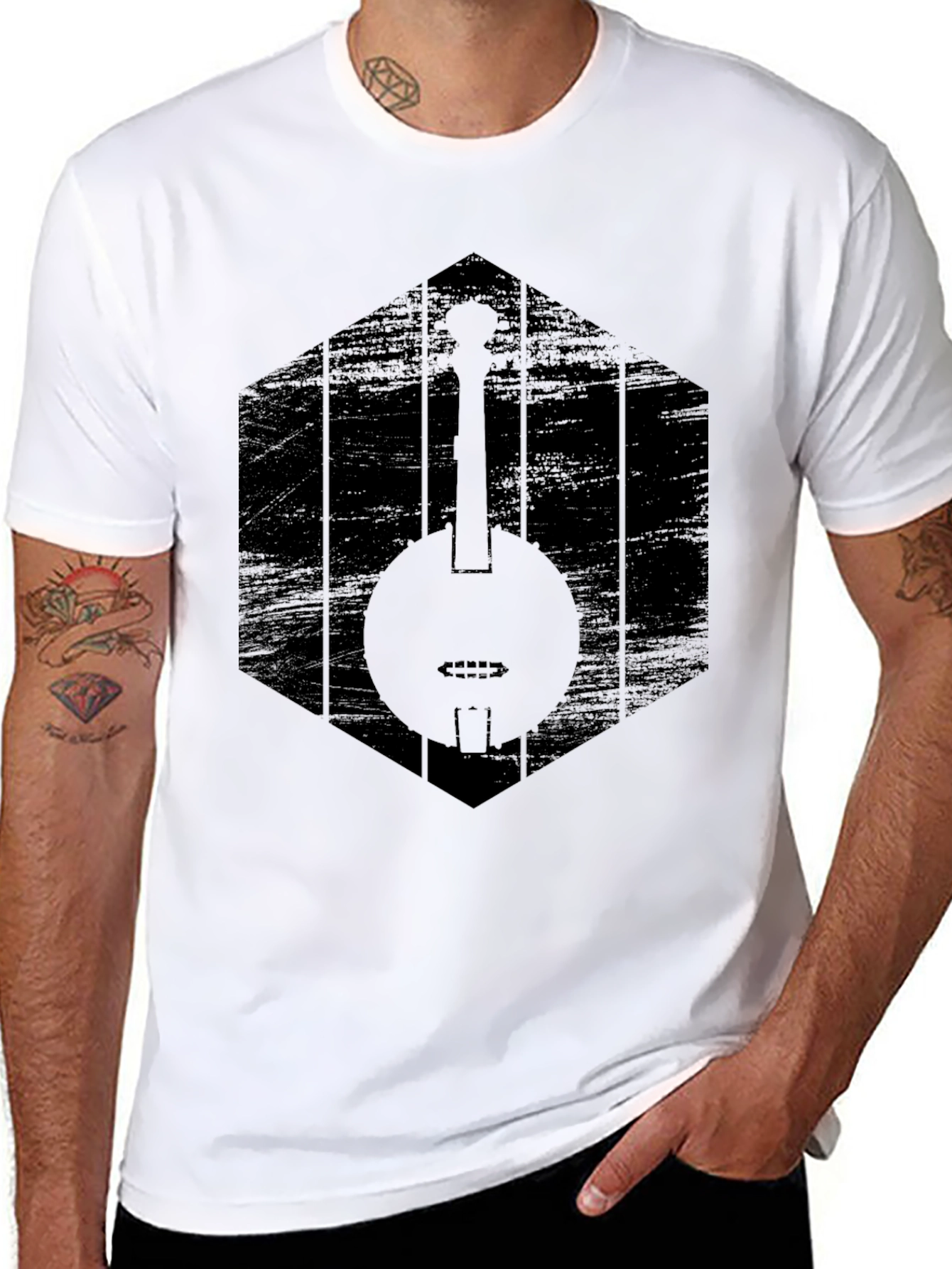 Banjo Graphic Tee - Music Lover Shirt