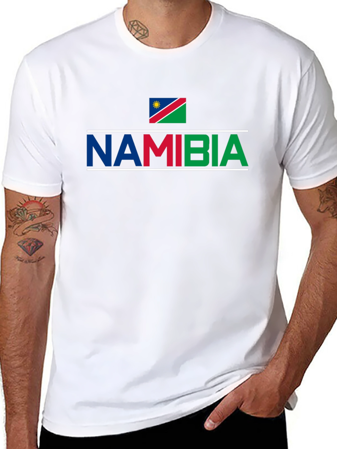 Namibia Flag T-Shirt - National Pride Tee