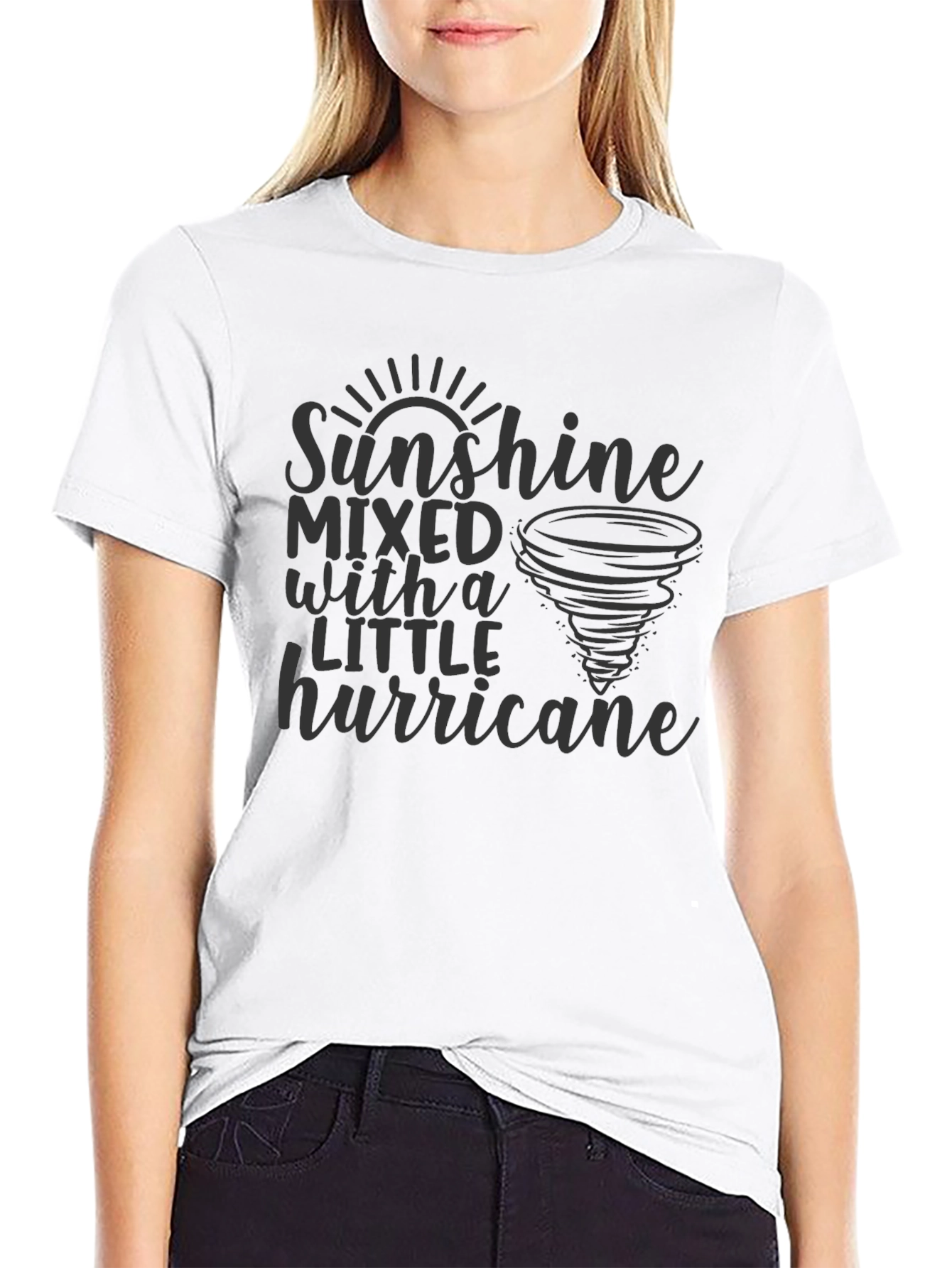 Sunshine & Hurricane Graphic Tee - Black