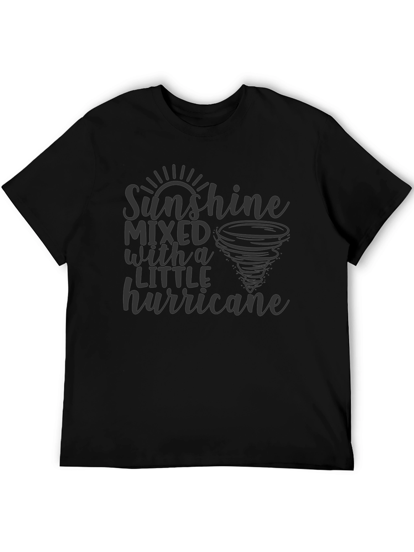 Sunshine & Hurricane Graphic Tee - Black