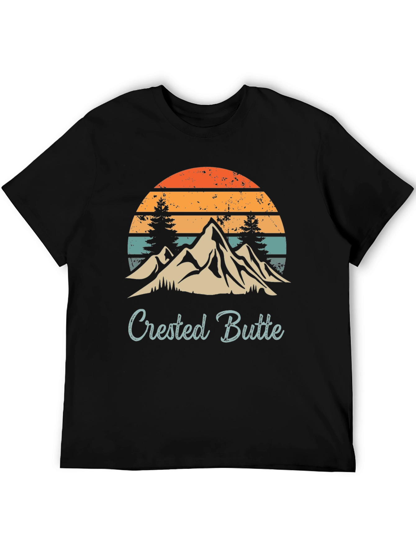 Crested Butte Retro Mountain T-Shirt