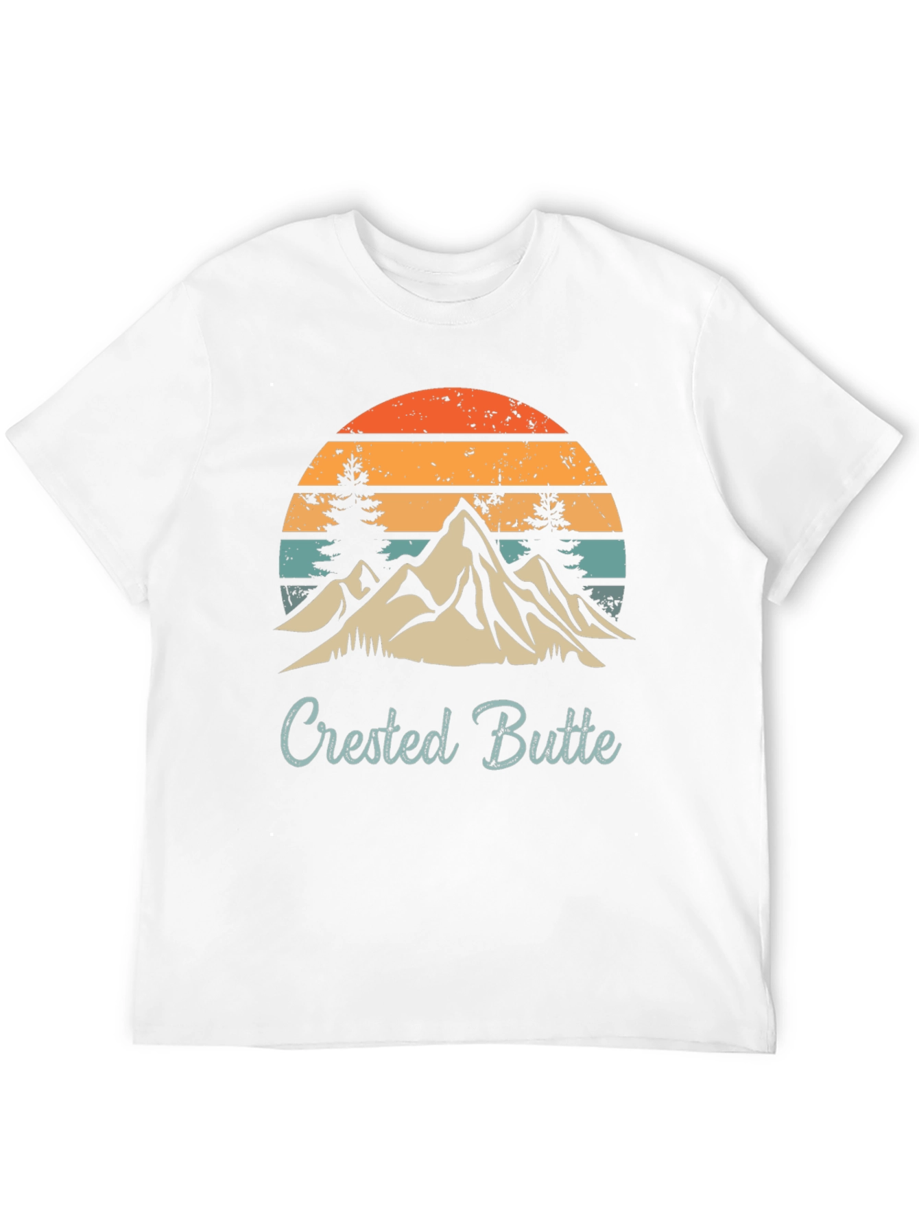 Crested Butte Retro Mountain T-Shirt