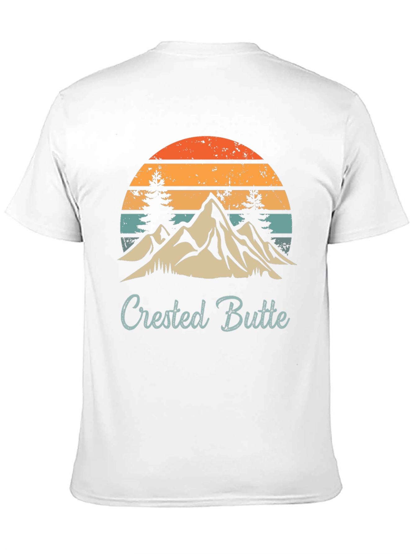 Crested Butte Retro Mountain T-Shirt