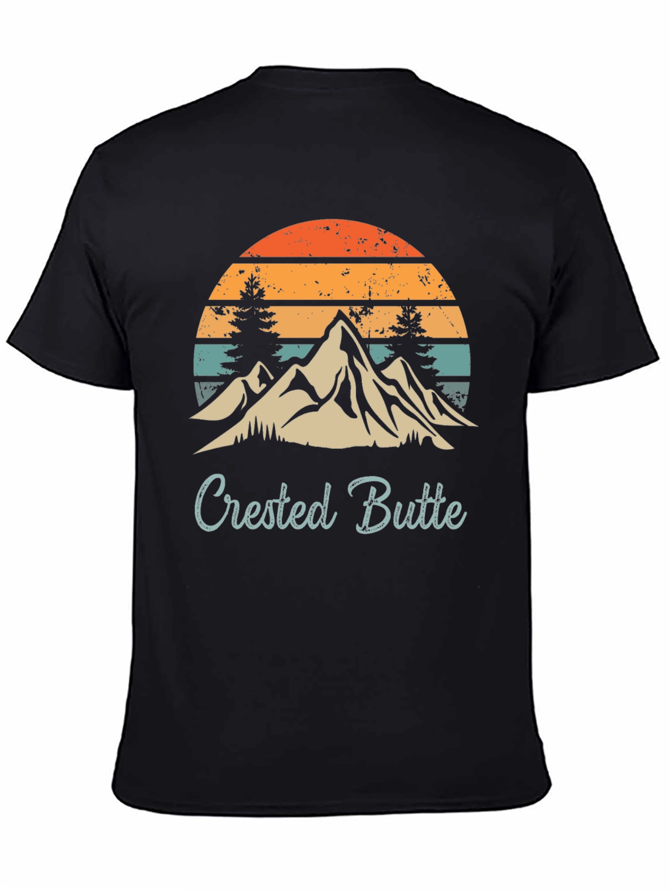 Crested Butte Retro Mountain T-Shirt