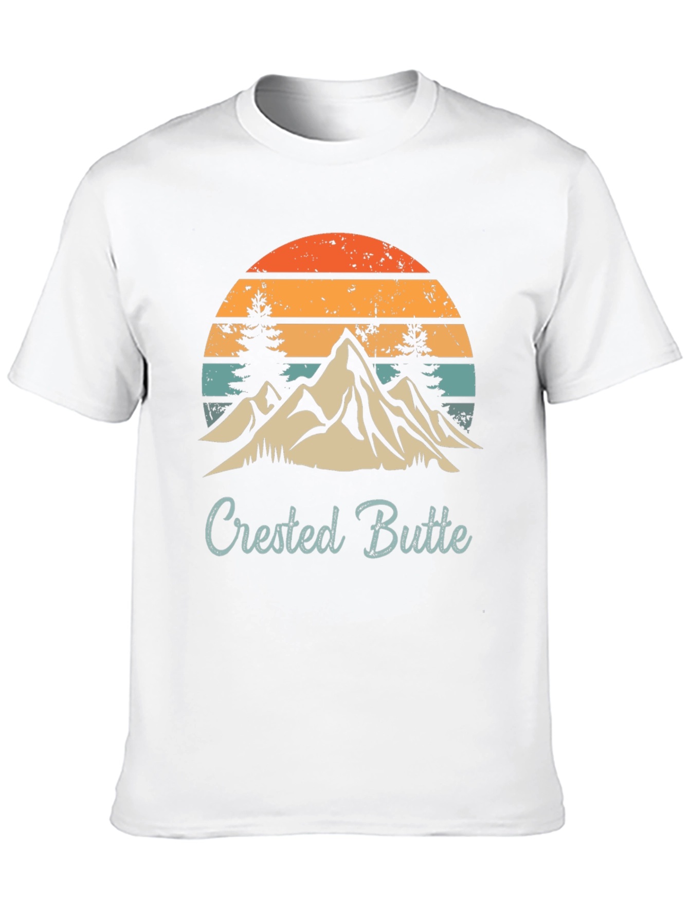 Crested Butte Retro Mountain T-Shirt