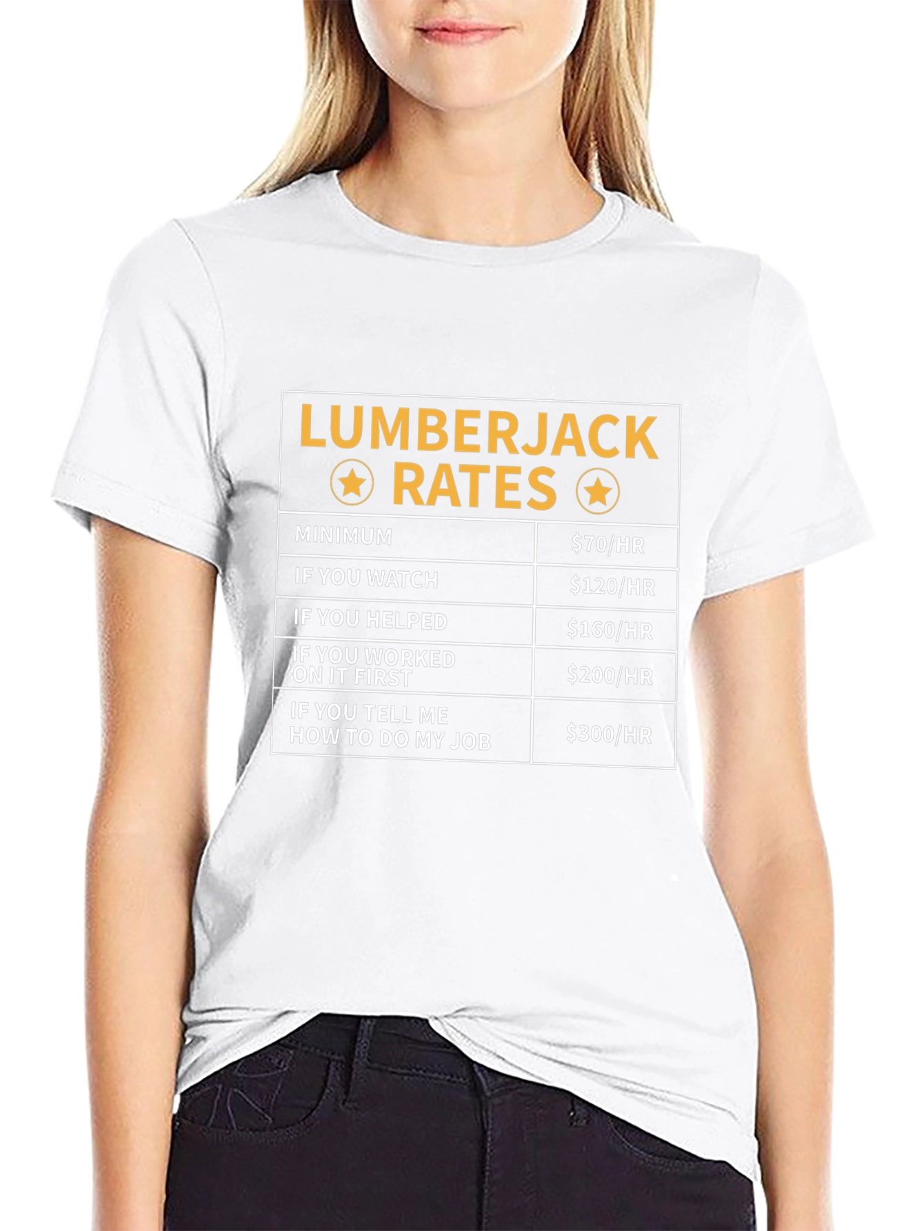 Lumberjack Rates T-Shirt Funny Gift
