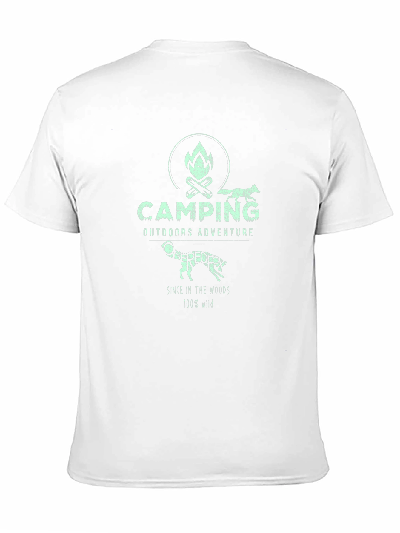 Camping Outdoors Adventure T-Shirt - 100% Wild