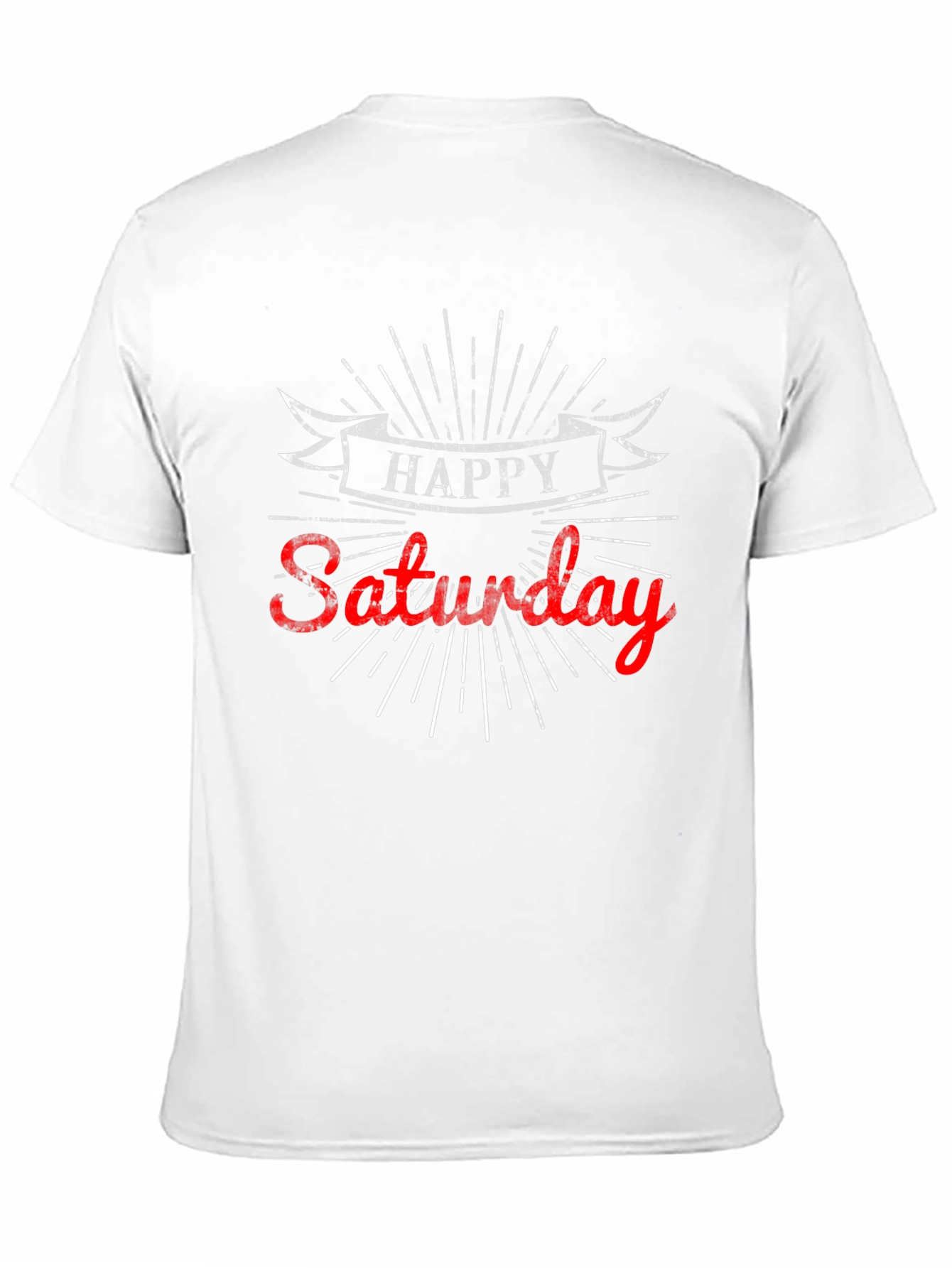 Happy Saturday Graphic Tee - Black